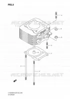 CYLINDRE pour Suzuki QUADSPORT 250 2010