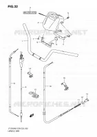 GUIDON pour Suzuki QUADSPORT 250 2010
