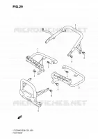 REPOSE PIED pour Suzuki QUADSPORT 250 2010