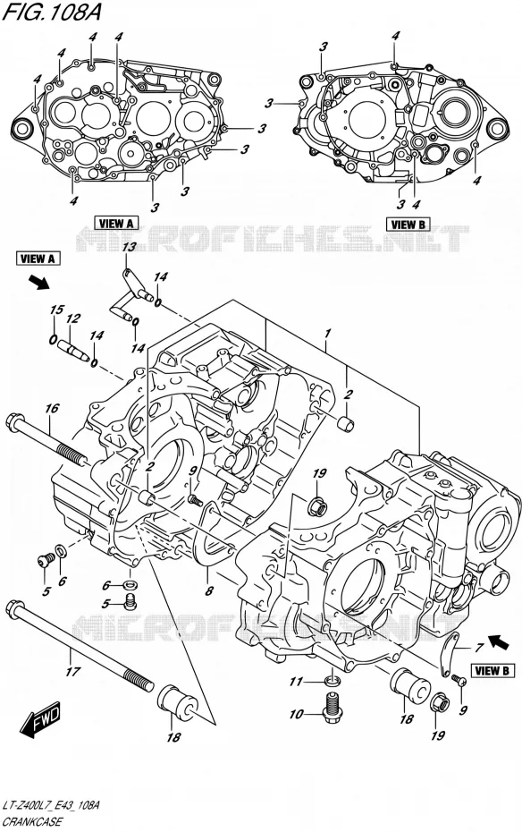CARTER Suzuki QUAD 400 QUADSPORT 2017  LT-Z400 L7 (E43)