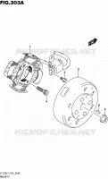 ALLUMAGE ROTOR   STATOR pour Suzuki QUADSPORT 50 2017