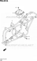 CADRE pour Suzuki QUADSPORT 50 2017