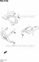 REPOSE PIED pour Suzuki QUADSPORT 50 2017