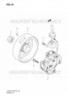 ALLUMAGE ROTOR   STATOR pour Suzuki QUADSPORT 90 2010