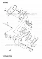 BRAS OSCILLANT ARRIERE pour Suzuki QUADSPORT 90 2010