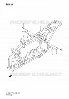 CADRE pour Suzuki QUADSPORT 90 2010
