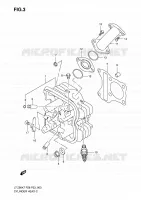CULASSE pour Suzuki QUADSPORT 90 2010