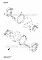 FREIN AVANT pour Suzuki QUADSPORT 90 2010