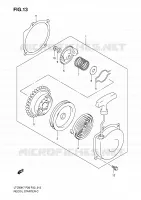 LANCEUR pour Suzuki QUADSPORT 90 2010