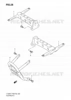 REPOSE PIED pour Suzuki QUADSPORT 90 2010
