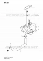 ROBINET D'ESSENCE pour Suzuki QUADSPORT 90 2010
