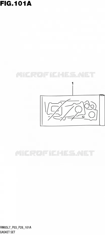 KIT JOINTS Suzuki MOTO 85 RM 2017  RM85 L7 (P03 P28)