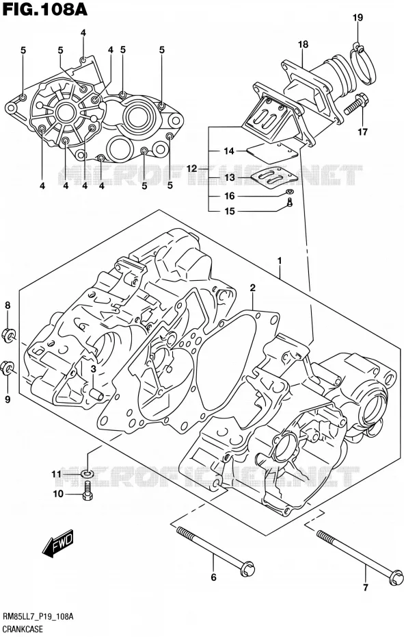CARTER Suzuki MOTO 85 RM 2017  RM85L L7 (P19)