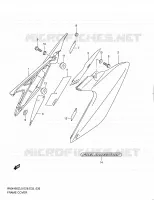 CARENAGES ARRIERE pour Suzuki RMX-Z 450 2010