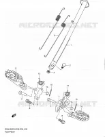 REPOSE PIED pour Suzuki RMX-Z 450 2010