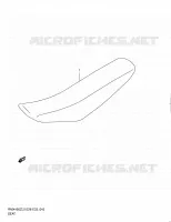 SELLE pour Suzuki RMX-Z 450 2010