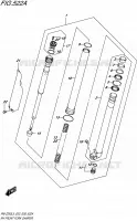 BRAS DE FOURCHE DROIT pour Suzuki RM-Z 250 1992