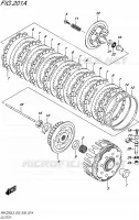EMBRAYAGE pour Suzuki RM-Z 250 1992