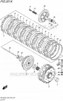 EMBRAYAGE pour Suzuki RM-Z 250 2016