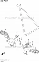 REPOSE PIED pour Suzuki RM-Z 250 2016