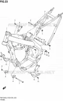 CADRE pour Suzuki RM-Z 450 2012
