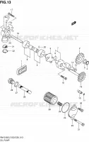 POMPE A HUILE pour Suzuki RM-Z 450 2012