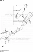 SILENCIEUX pour Suzuki RM-Z 450 2012