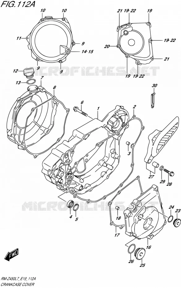 CARTER Suzuki MOTO 450 RM-Z 2017  RM-Z450 L7 (E19)