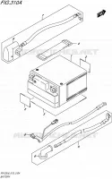 BATTERIE pour Suzuki VAN-VAN 125 2016