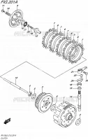 EMBRAYAGE pour Suzuki VAN-VAN 125 2016