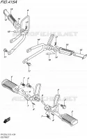 REPOSE PIED pour Suzuki VAN-VAN 125 2016