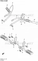 REPOSE PIED pour Suzuki VAN-VAN 200 2016