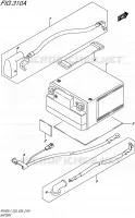 BATTERIE pour Suzuki VAN-VAN 200 2017
