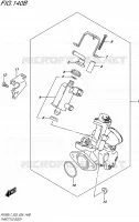 CORPS DE PAPILLON (RV200L7 E28) pour Suzuki VAN-VAN 200 2017