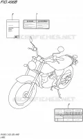 ETIQUETTE (RV200L7 E28) pour Suzuki VAN-VAN 200 2017