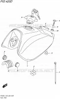 RESERVOIR D'ESSENCE (FOR PGZ) (RV200L7 E03) pour Suzuki VAN-VAN 200 2017