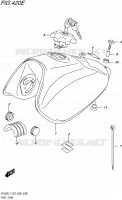 RESERVOIR D'ESSENCE (FOR PGZ) (RV200L7 E28) pour Suzuki VAN-VAN 200 2017
