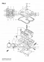 CULASSE ARRIERE pour Suzuki GLADIUS 650 2010