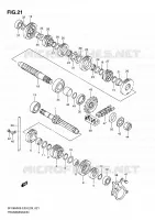 TRANSMISSION pour Suzuki GLADIUS 650 2010