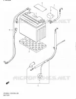 BATTERIE (SFV650L1 E03) pour Suzuki GLADIUS 650 2011