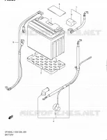 BATTERIE (SFV650L1 E28) pour Suzuki GLADIUS 650 2011