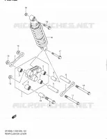 BIELLETTE D'AMORTISSEUR (SFV650AL1 E33) pour Suzuki GLADIUS 650 2011