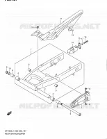 BRAS OSCILLANT ARRIERE pour Suzuki GLADIUS 650 2011