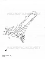 CADRE (SFV650L1 E03) pour Suzuki GLADIUS 650 2011