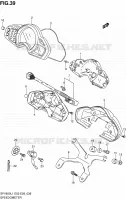 COMPTEUR (SFV650L1 E28) pour Suzuki GLADIUS 650 2011
