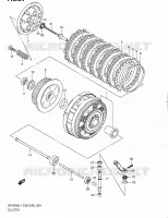 EMBRAYAGE pour Suzuki GLADIUS 650 2011