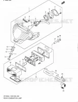 ENSEMBLE FEU ARRIERE pour Suzuki GLADIUS 650 2011