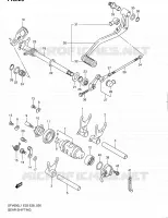 ENSEMBLE SELECTEUR DE VITESSES pour Suzuki GLADIUS 650 2011