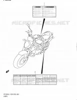 ETIQUETTE (SFV650L1 E28) pour Suzuki GLADIUS 650 2011