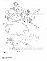 RESERVOIR D'ESSENCE (SFV650AL1 E28) pour Suzuki GLADIUS 650 2011